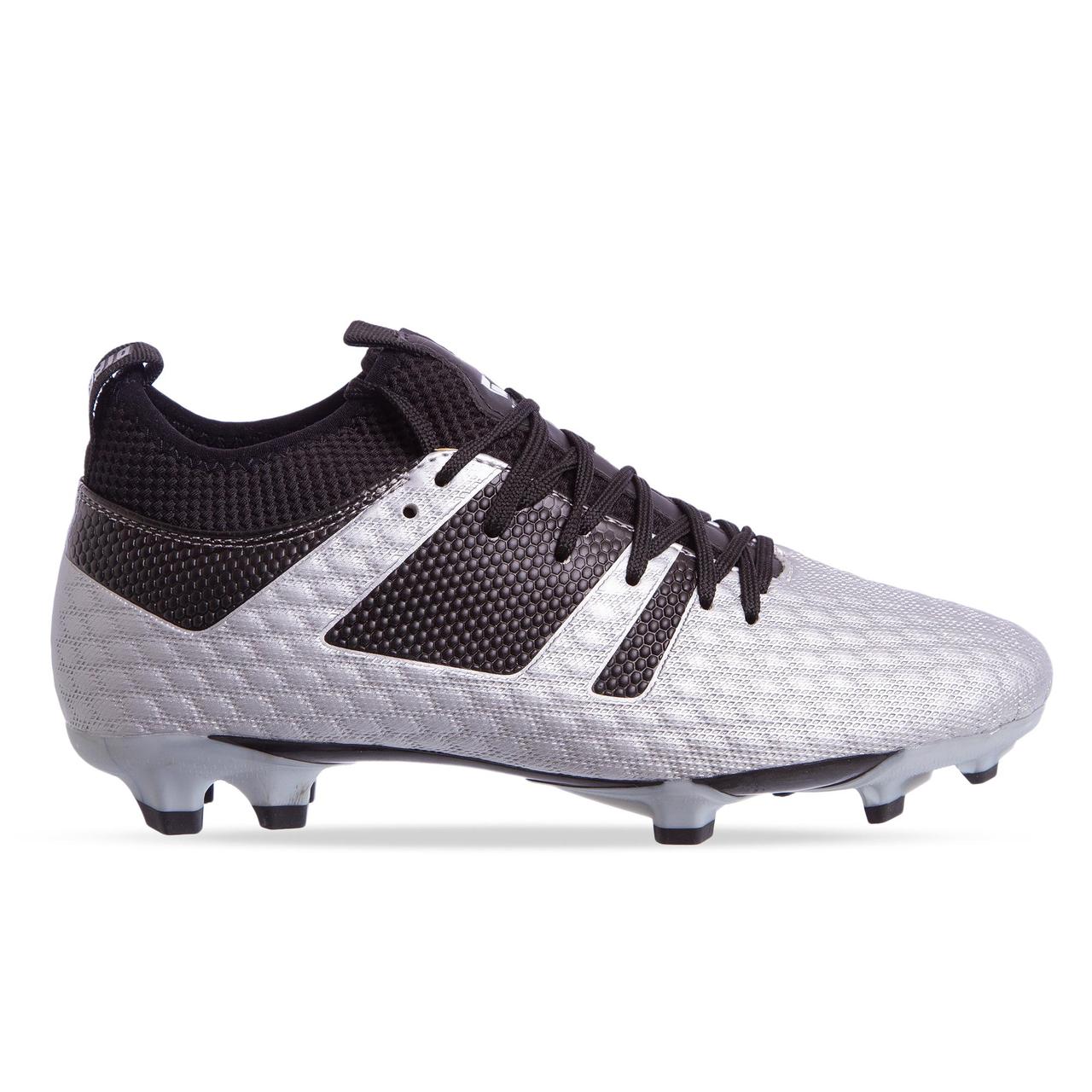 

Бутсы футбольная обувь с носком 181239-4 SILVER/BLACK размер 40-45 серебряный-черный, В ассортименте