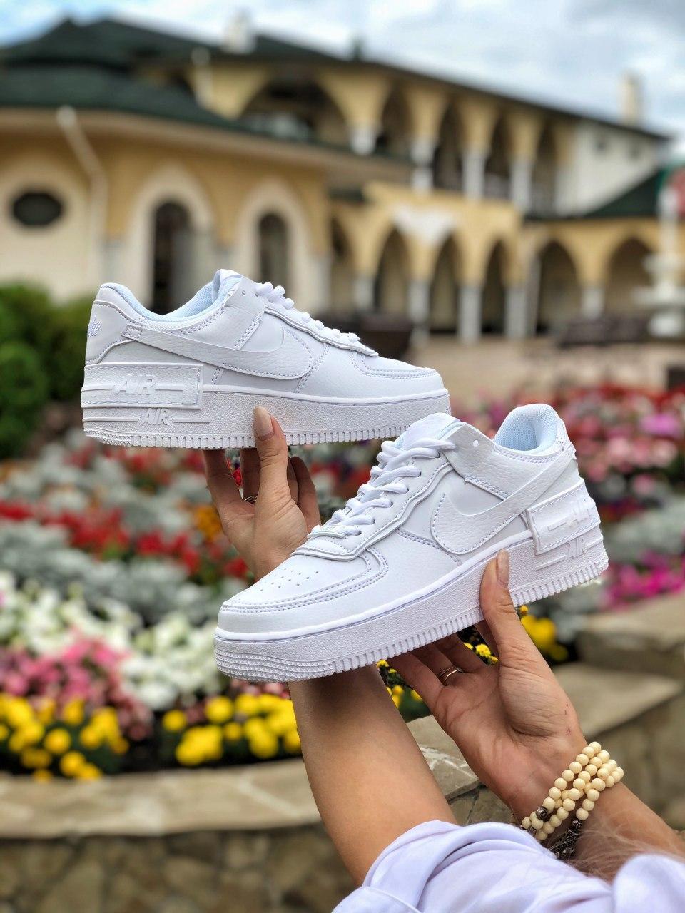 

Женские кроссовки Nike Air Force 1 Shadow White / Найк Аир Форс 1 Шадоу 39, Белый