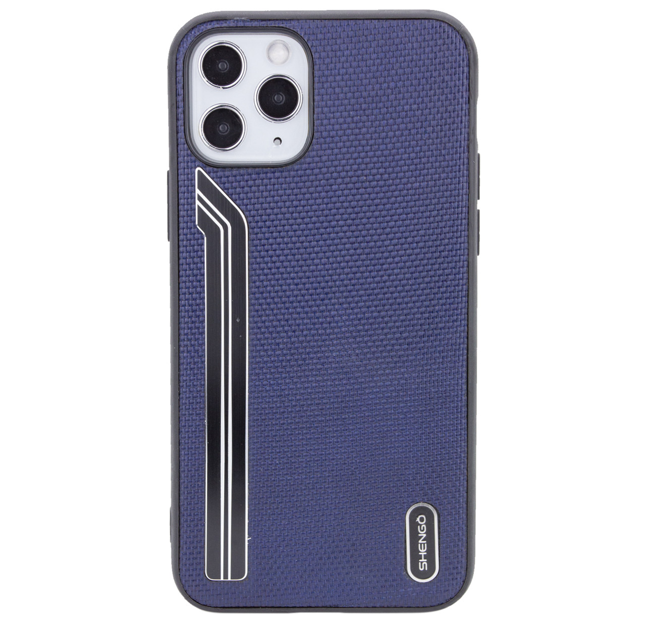 

Чехол-накладка TPU SHENGO Textile series для IPhone 11 Pro Blue