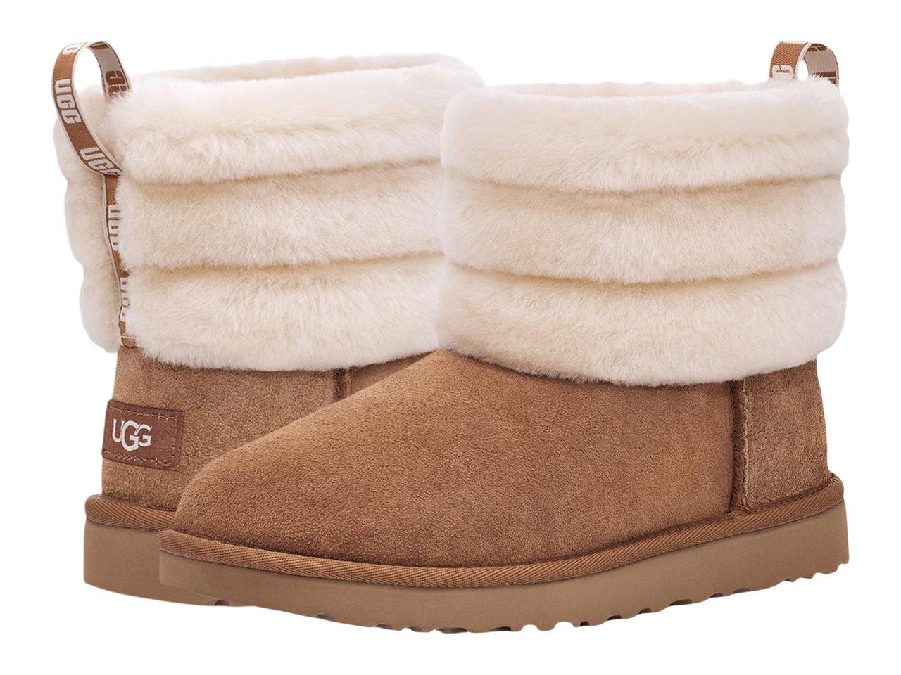 

Ботинки/Сапоги (Оригинал) UGG Fluff Mini Quilted Chestnut