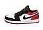 Підліткові кросівки Air Jordan 1Low White Black Red, фото 5
