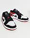 Підліткові кросівки Air Jordan 1Low White Black Red, фото 6
