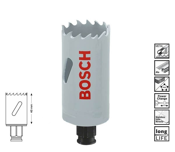 

Коронка Bosch HSS-Bimetall 19мм