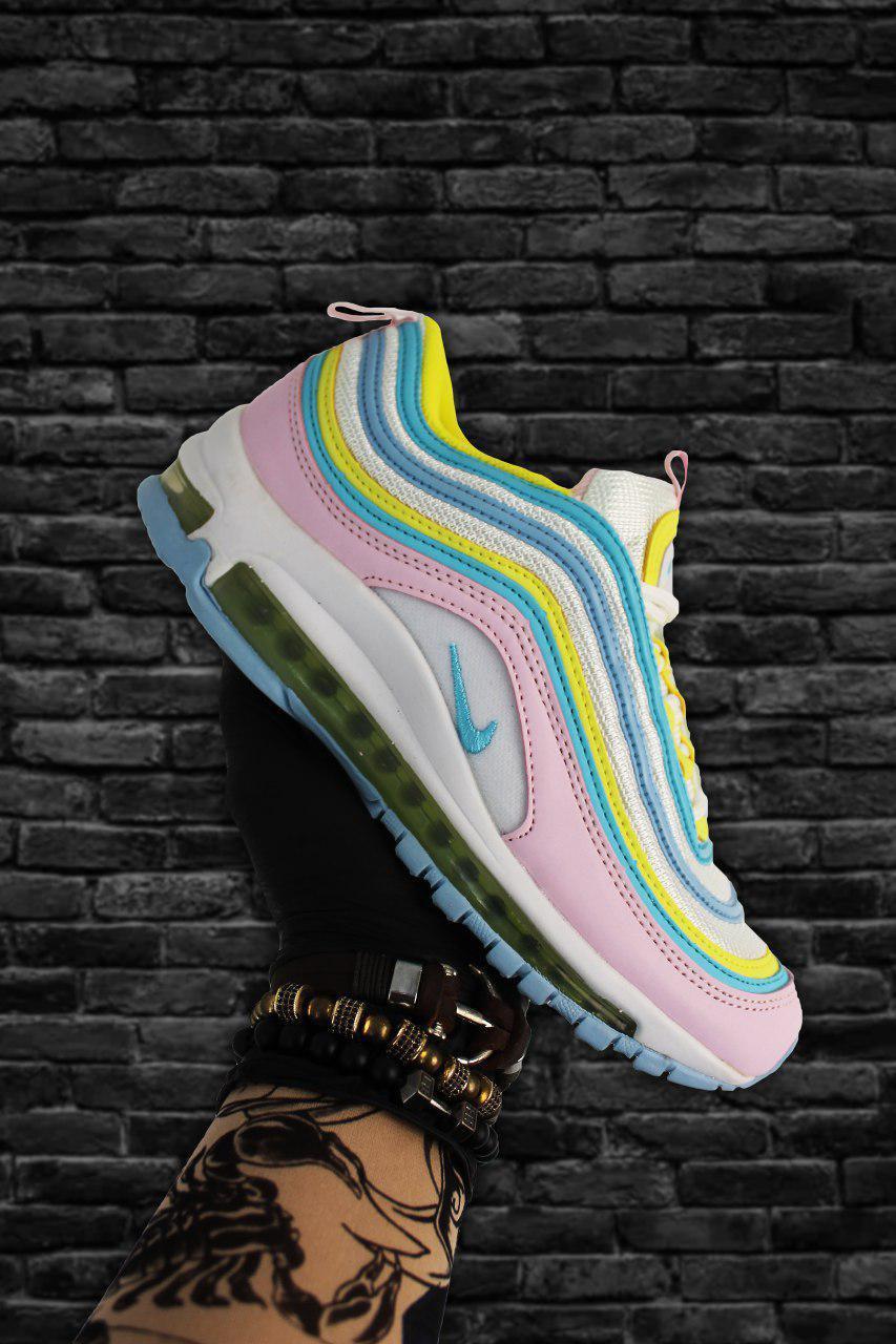 

Женские кроссовки Nike Air Max 97 Yellow Pink / Найк Аир Макс 97 Желтые Розовые, Розовый