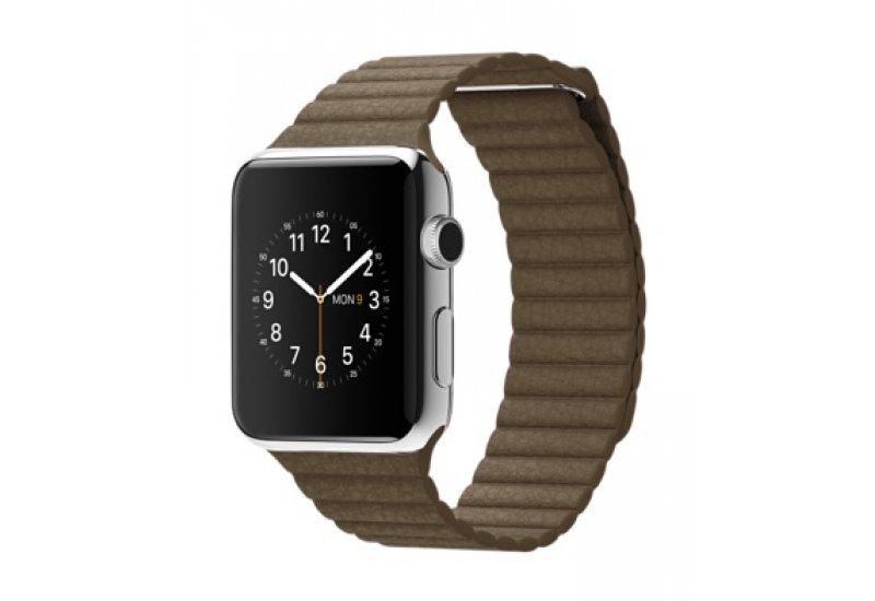 

Ремешок Grand для смарт-часов Apple Watch 40mm Stainless Steel Case Brown Leather Loop (AL851_40mm)
