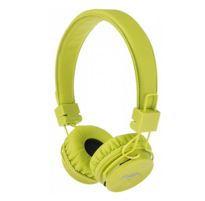 

Наушники Nia X3 Bluetooth + Mp3 плеер и Fm Green (1111-X3)