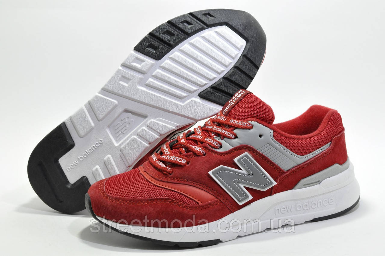 

Кроссовки женские в стиле New Balance 997H Classic, Красные, Красный