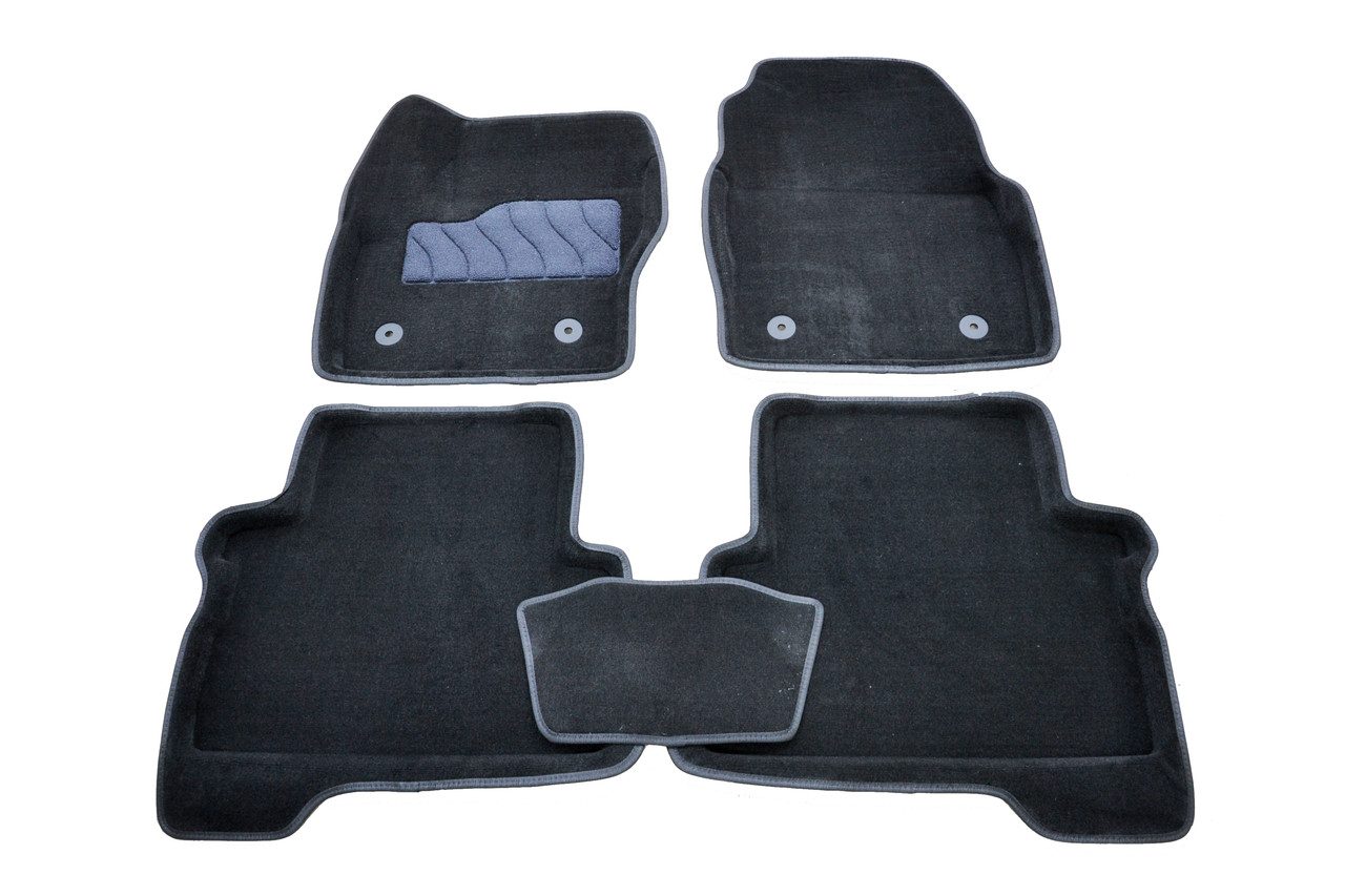 

Коврики в салон 3D для Ford Kuga 2016- /Черные 5шт 88358