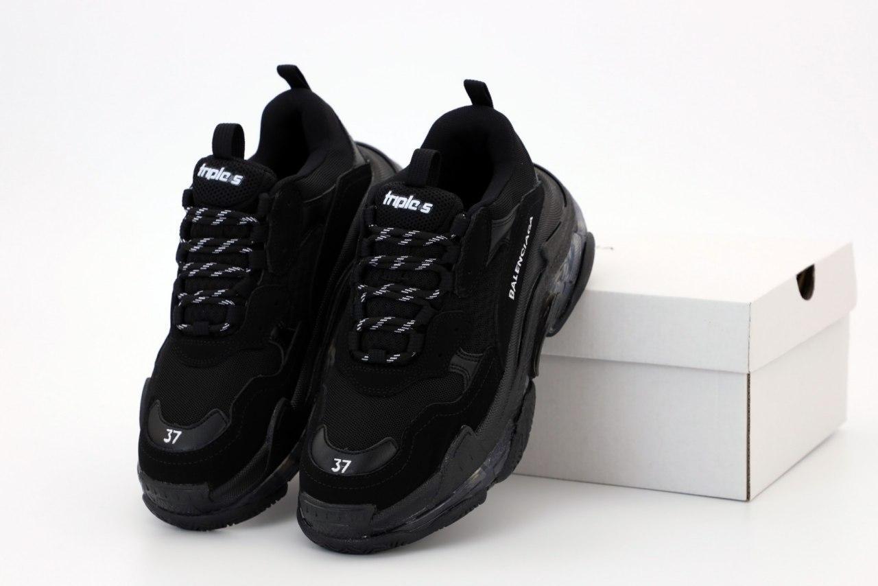 

Женские Кроссовки Balenciaga Triple S Black