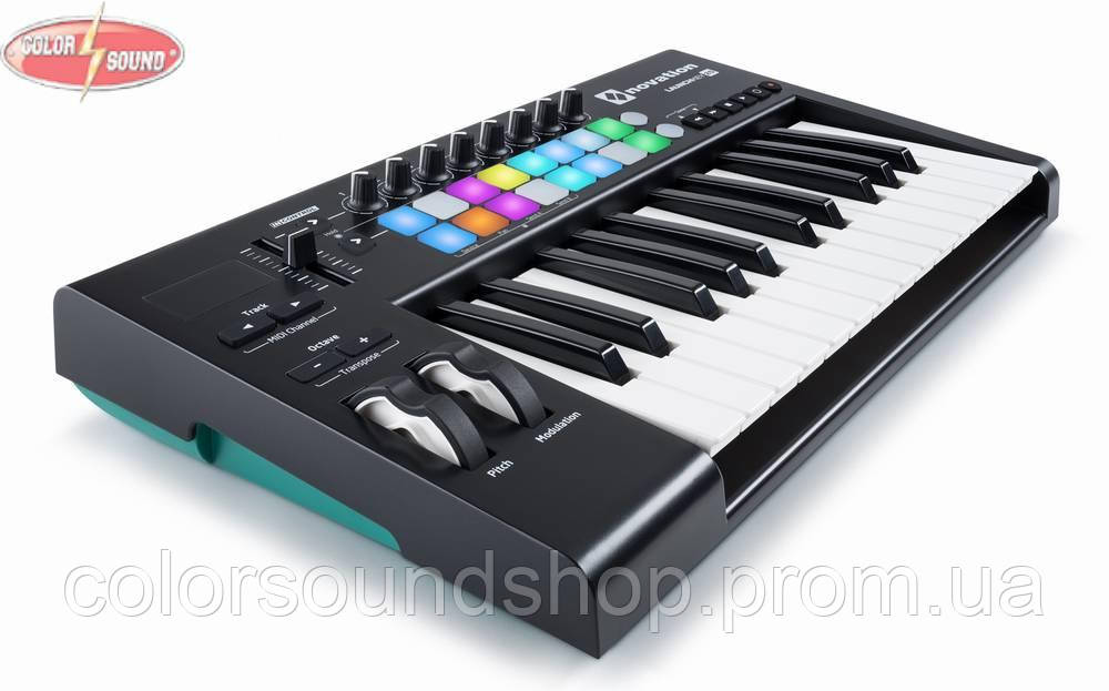 

NOVATION midi контроллер и midi клавиатура NOVATION LAUNCHKEY 25 MK2