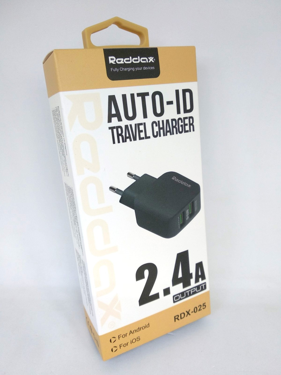 

СЗУ RedDax RDX-025 2.4A 2 Usb (большой блочек) Black