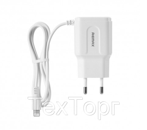 

СЗУ Remax RP-U22 Pro (2USB/2.4A) lightning (белый)