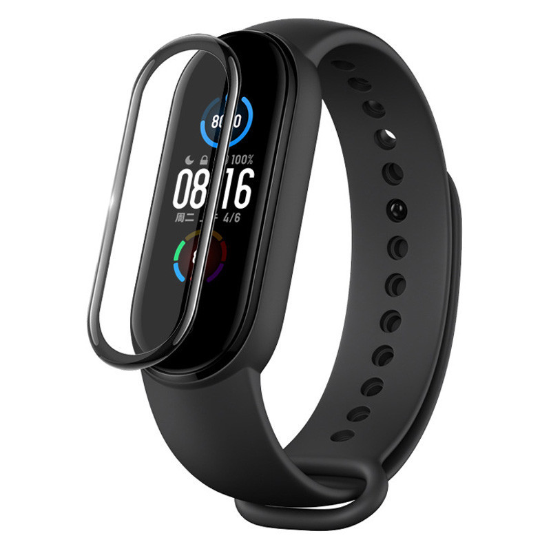 

Полимерная пленка 3D (full glue) (тех.пак) для Xiaomi Mi Band 5, Черный