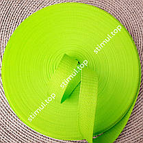 Тесьма цветная сумочная 25 мм х 50 метров ➜ Лента сумочная КОРИЧНЕВАЯ ➜ Лента ременная для сумок, фото 2