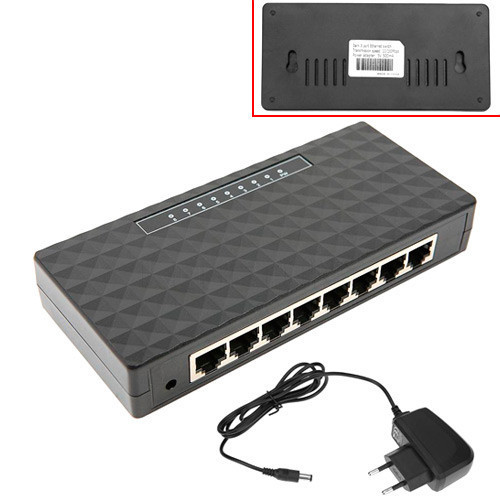 

Коммутатор сетевой 8-портовый RJ45 свич свитч switch 10/100 Мб/с