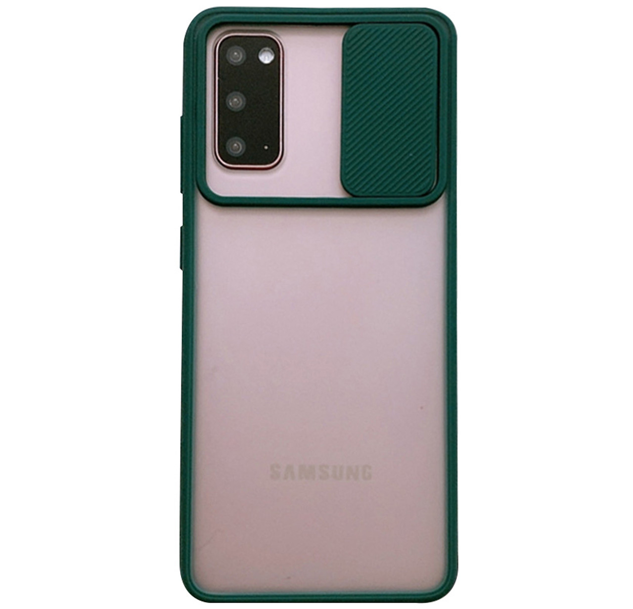 

Чехол-накладка TPU Camshield mate со шторкой для камеры для Samsung Galaxy S20 SM-G980F Green