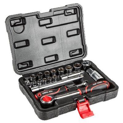 

Набор инструментов TOP TOOLS сменных головок 1/4", 3/8" 20 ед. (38D520)