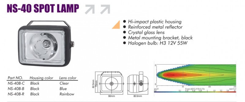 

Фары SIRIUS 40 B-C King Taiwan (пара)