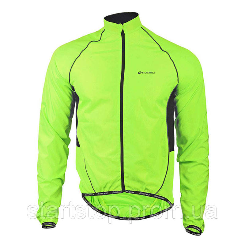 

Ветровка велосипедная Nuckily MJ004 Fluorescent 2XL Салатовый (5081-14963)