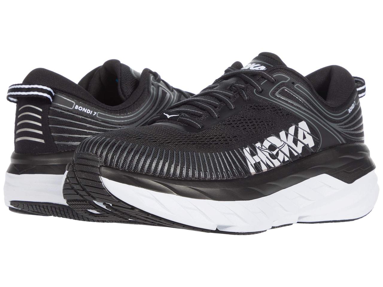 

Кроссовки/Кеды (Оригинал) Hoka One One Bondi 7 Black/White