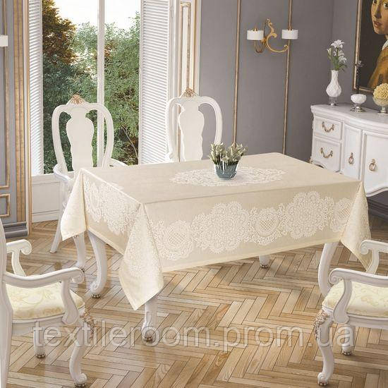 

Скатерть Tropik Pano Lace 150x220 Royal Cream 5698-5