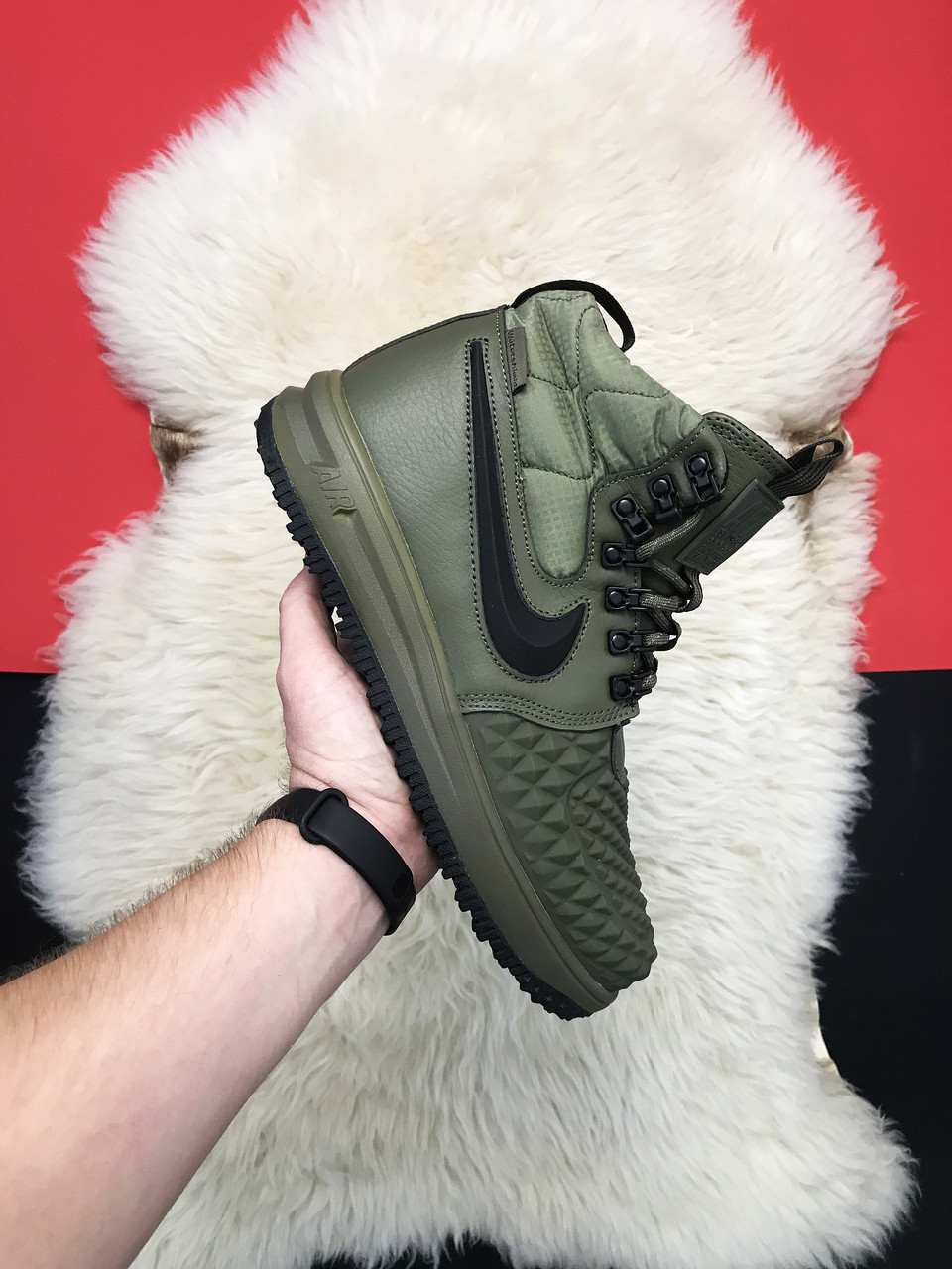 

Nike Lunar Force 1 Duckboot '17 Green, Зелёный