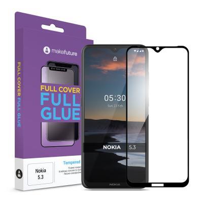 

Стекло защитное MakeFuture Nokia 5.3 Full Cover Full Glue (MGF-N53) n1.in.ua