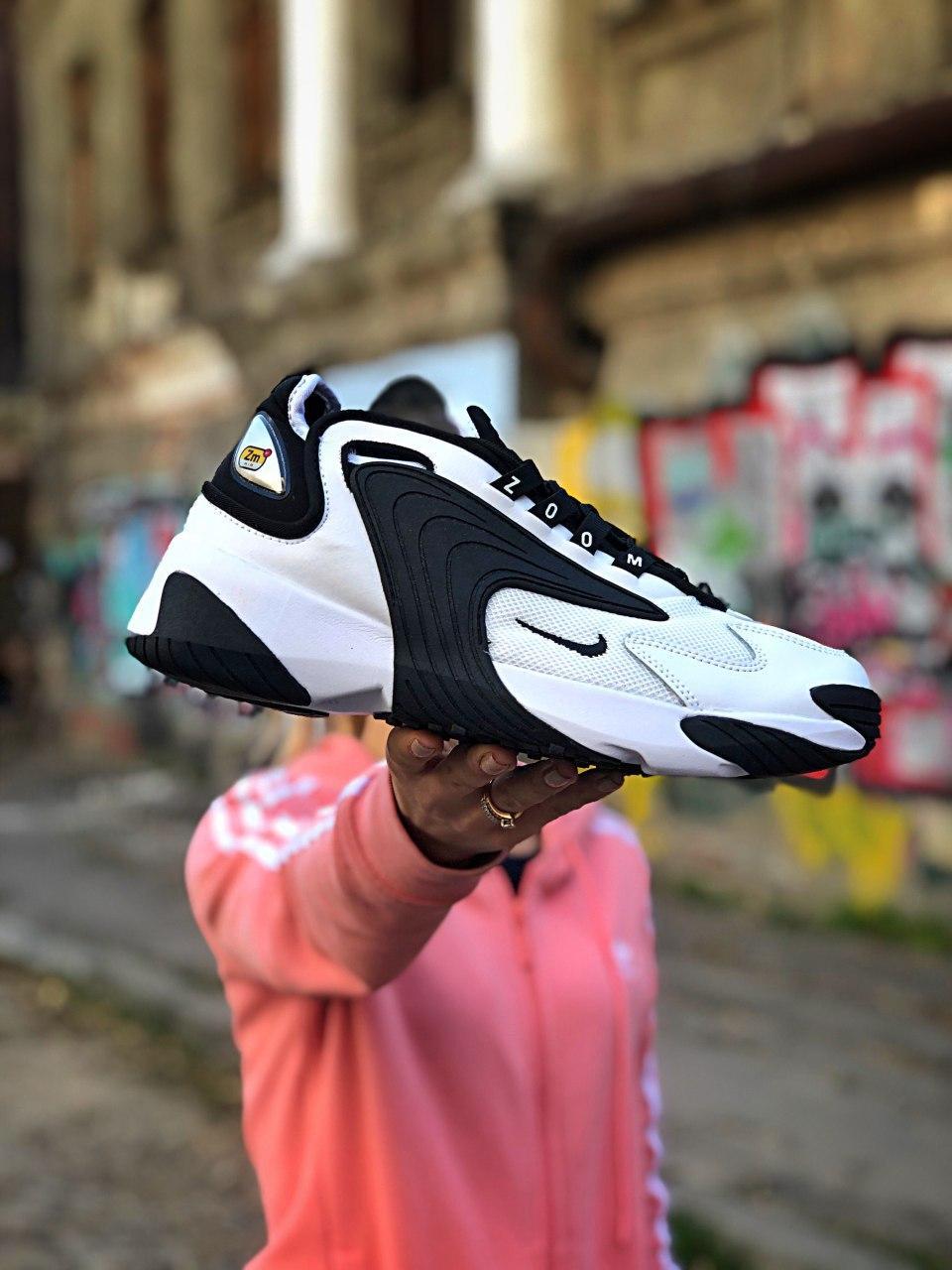 

Мужские кроссовки Nike Zoom 2K Black White / Найк Зум 2K Черно Белые 43, Черно-белый