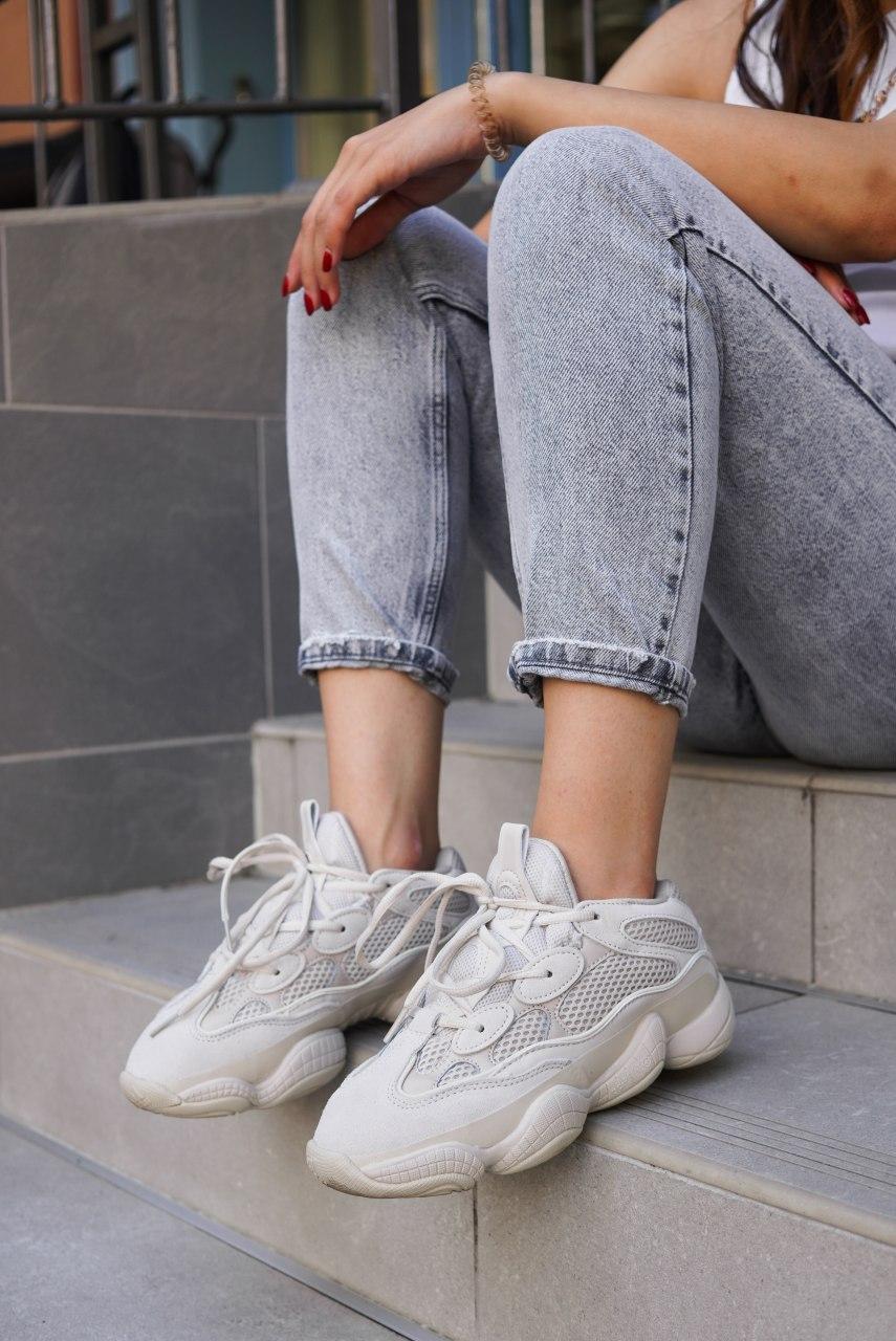 

Женские кроссовки Adidas Yeezy Boost 500 Blush / Адидас Изи Буст 500 Блаш, Бежевый