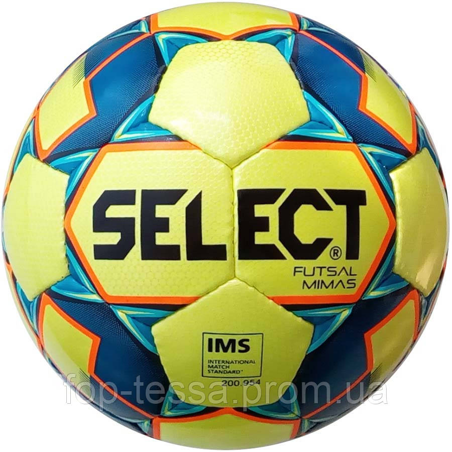 

Мяч футзальный Select Futsal Mimas IMS NEW (102) желт/син