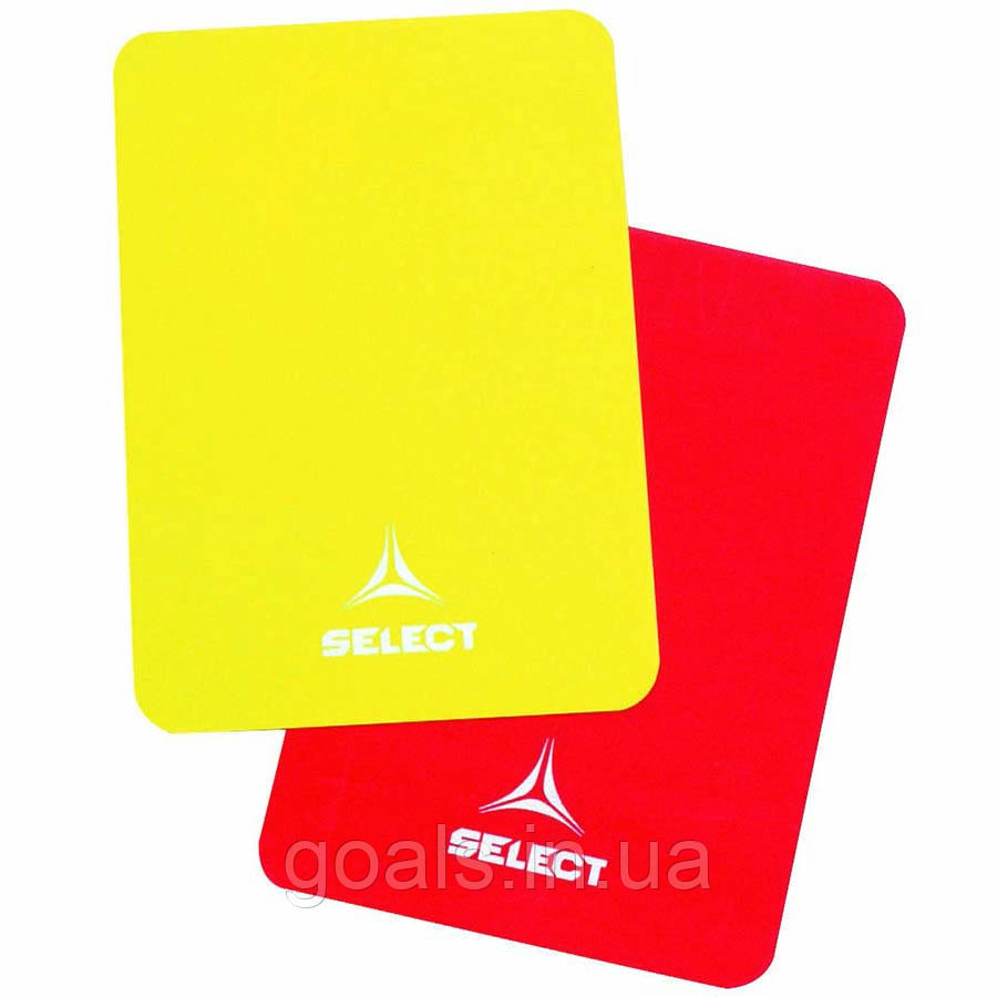 Картки арбітра SELECT, один комплект, (231) жовтий/червон