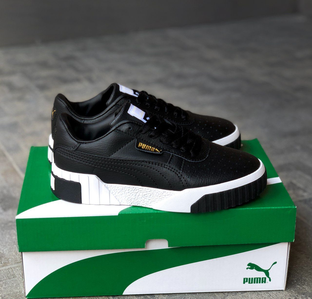 

Кроссовки Puma Cali Black White 38, Разноцвет