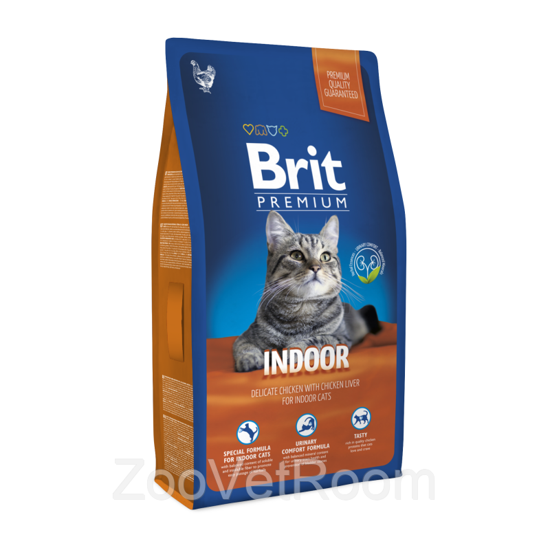 

Брит Премиум Brit Premium Cat Indoor 8 kg (д/ кошек, живущих в помещении)