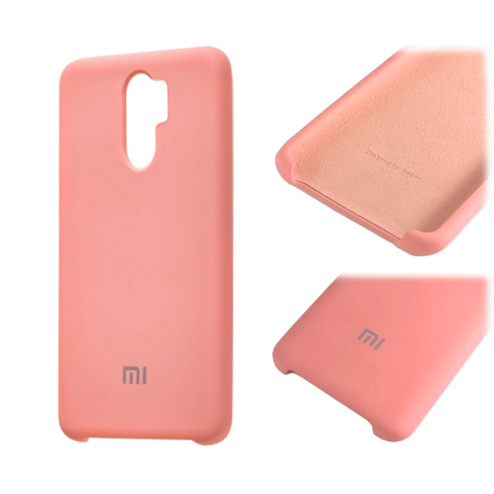 

Чехол Silky Soft Silicone Case для Xiaomi Redmi 9 Розовый