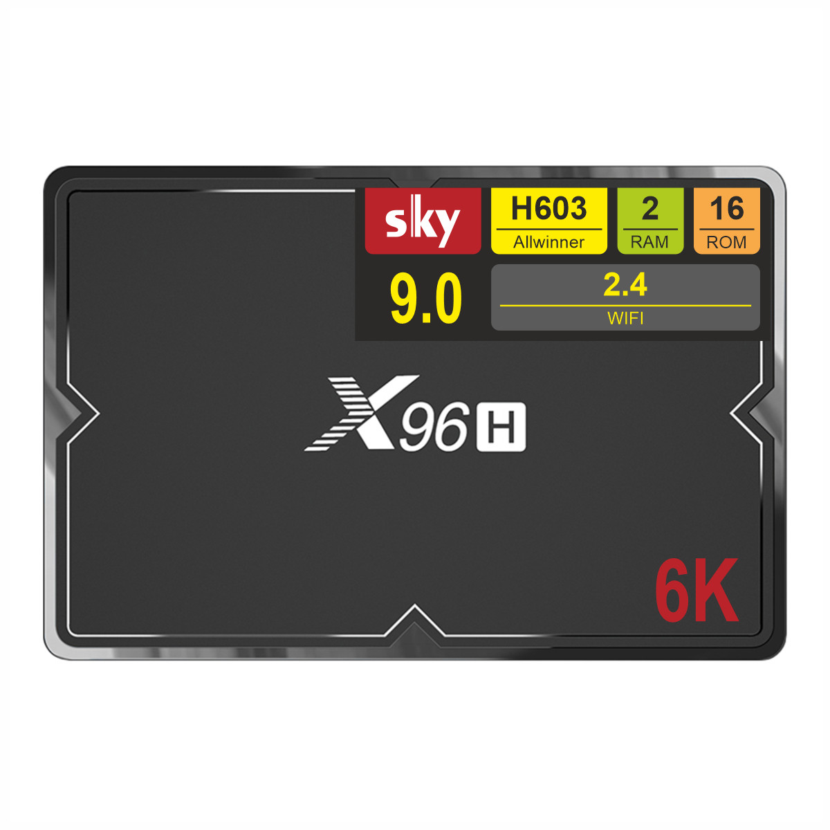 

Android TV приставка SKY (X96H) 2/16 GB