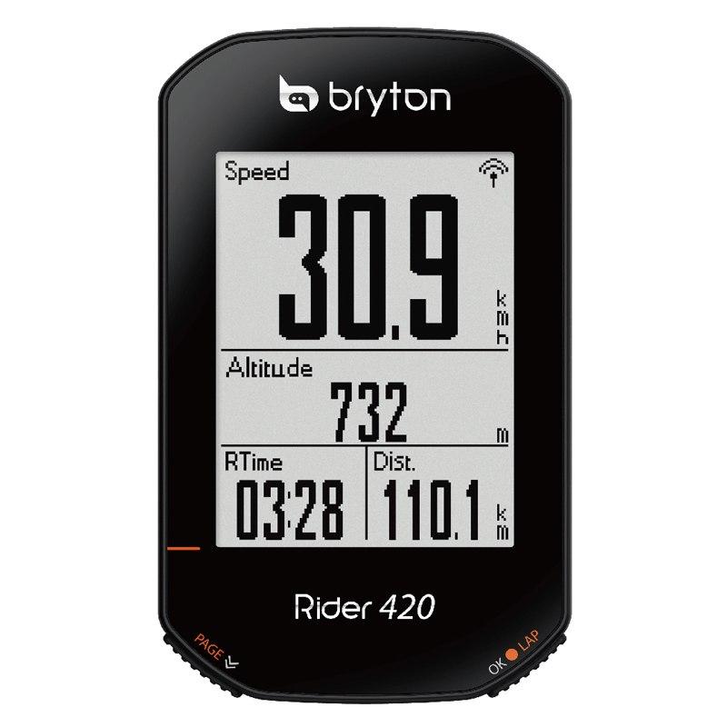 Велокомпьютер Bryton Rider 420 E GPS - черный
