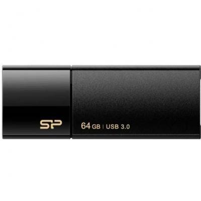 USB флеш накопитель Silicon Power 64Gb BLAZE B05 Black USB3.0 (SP064GB