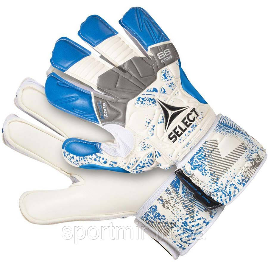 

Детские вратарские перчатки SELECT GOALKEEPER GLOVES 88 KIDS, (304) бел/син