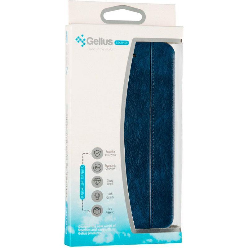 

Book Cover Leather Gelius for Samsung M205 (M20) Blue, Синий