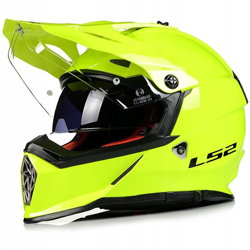 

Мотошлем LS2 MX436 FLUO CROSS QUAD S .M. L .XL .XXL .XXXL