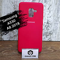 Силиконовый чехол для Samsung A8 2018 (A530) Soft Розовый, фото 1