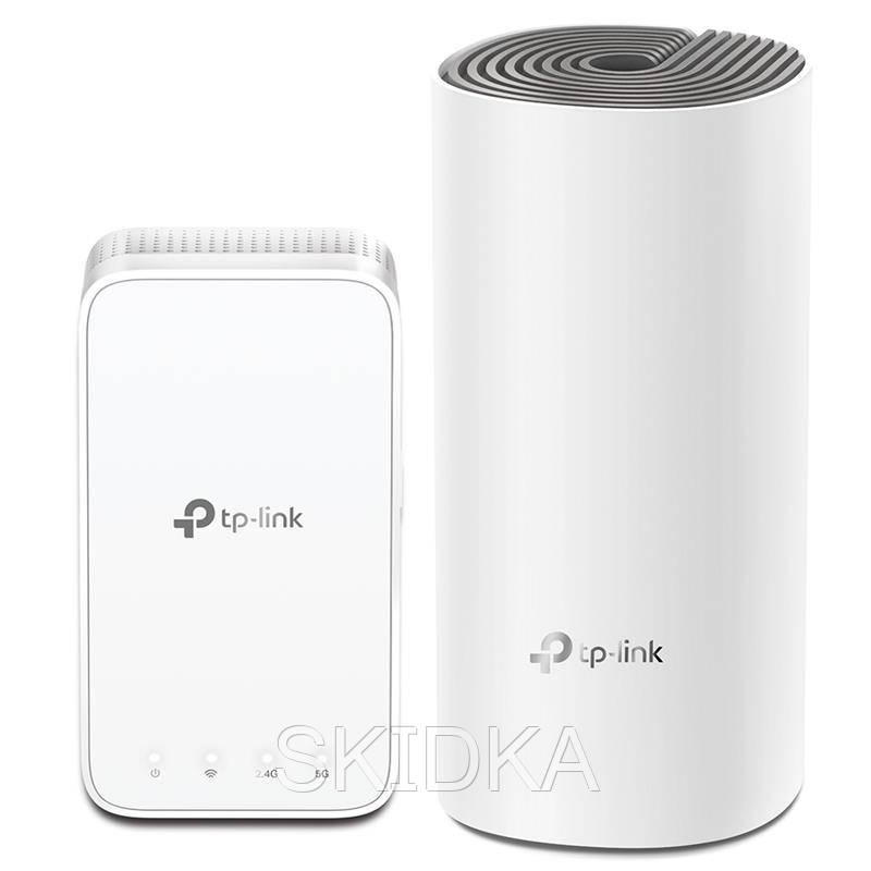 

WiFi Mesh система TP-Link Deco E3 2-pack (AC1200, 2xFE WAN/LAN, MESH, 2 антенны, 2-pack)