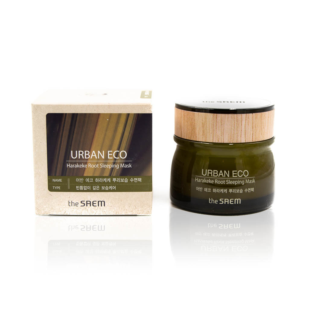 

Ночная маска для лица The Saem Urban Eco Harakeke Root Sleeping Mask 80 мл (8806164150092)