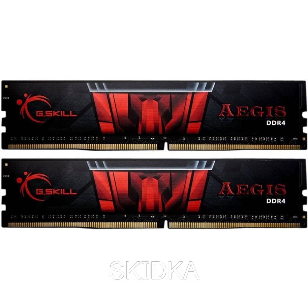 

Модуль памяти для компьютера DDR4 16GB (2x8GB) 3200 MHz AEGIS G.Skill (F4-3200C16D-16GIS)