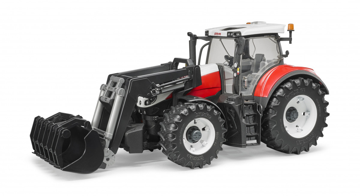 

Трактор Steyr 6300 Terrus с погрузчиком красно-белый М1:16 Bruder AKT-03181