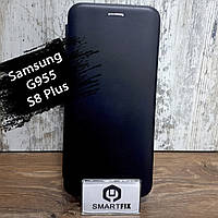 Чехол книжка для Samsung S8 Plus (G955) G-Case Черный, фото 1