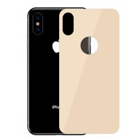 

Защитное стекло на заднюю панель Baseus 0.3mm Full Tempered Glass Gold для iPhone X | XS