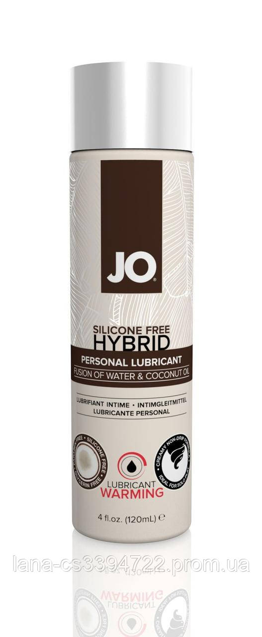 

Разогревающая крем-смазка с кокосовым маслом System JO Silicone Free Hybrid WARMING (120 мл) белая