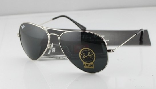 

Солнцезащитные очки Ray Ban Aviator серебряная оправа SR-26