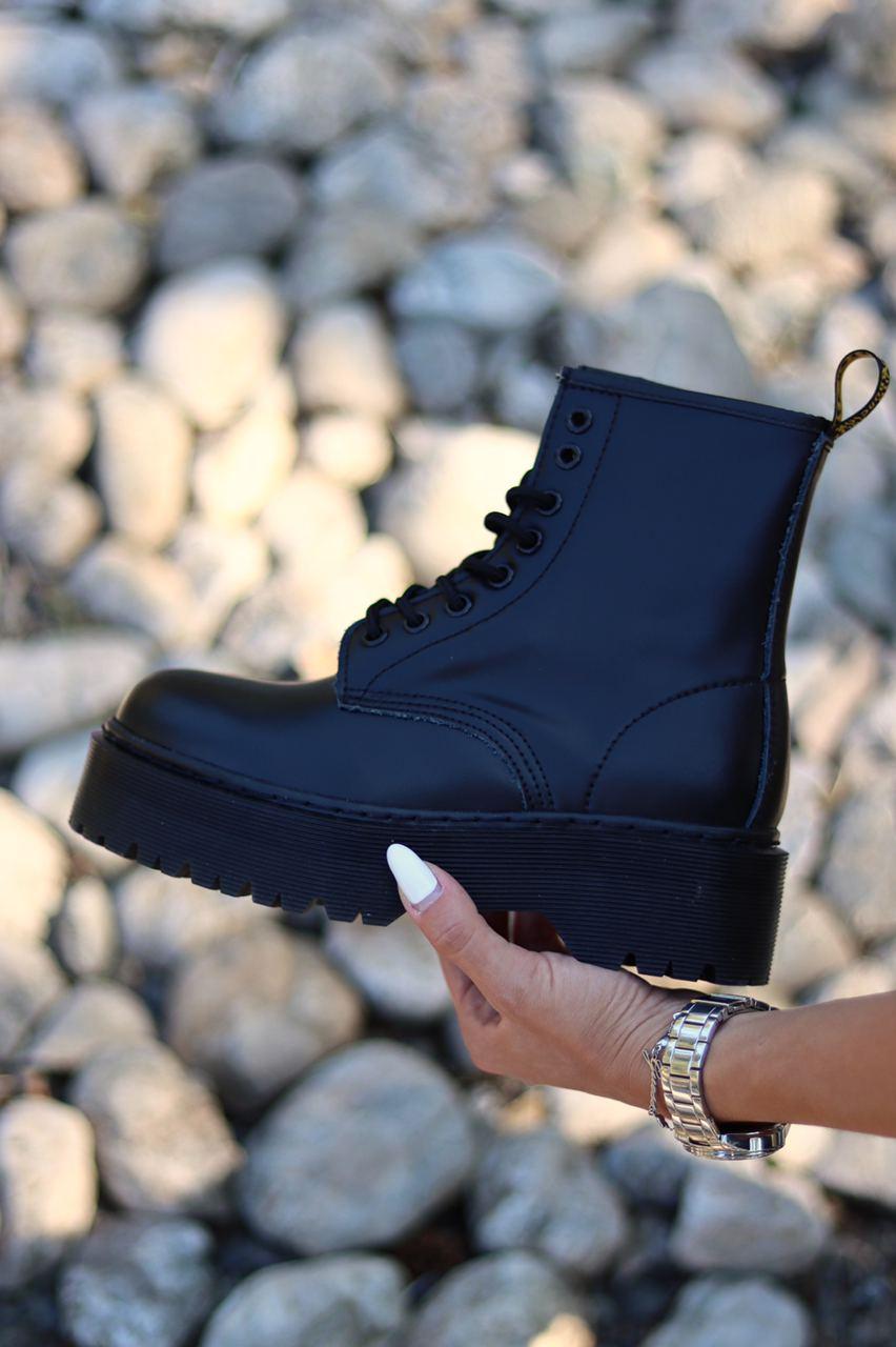 

Женские ботинки Dr. Martens Jadon Total Black / Мартинс Джейдон Черные 39, Черный